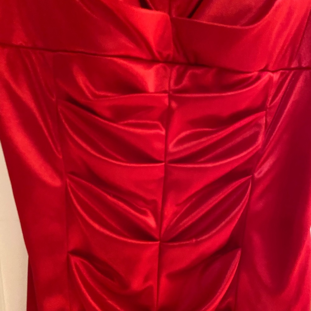 Red Mini Dress - Picture 2 of 6